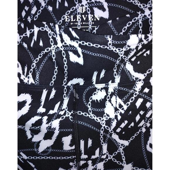 NWT Eleven Venus Williams leggings L 90s girl chain print - Picture 3 of 5